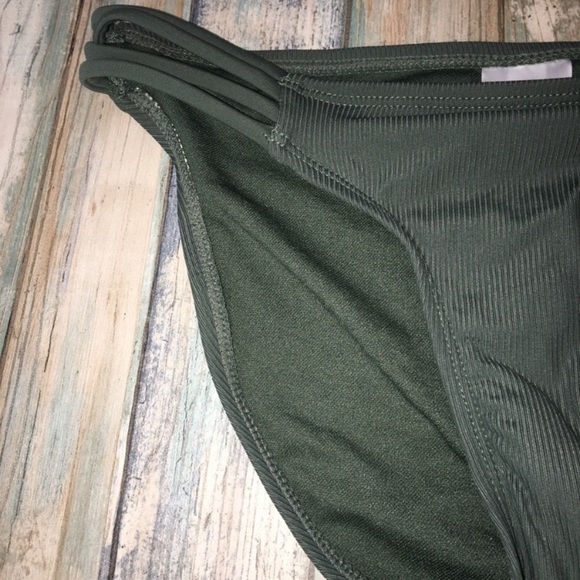 NWT Xhilaration Green Hipster Bikini Bottoms - Picture 2 of 4